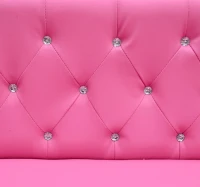 Homcom Kindersofa Pink Sofa Kinderzimmer Doppelsofa(m-4)