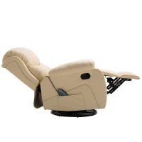 HOMCOM® Massagesessel Vibrations- und Heizfunktion Beige(m-7)