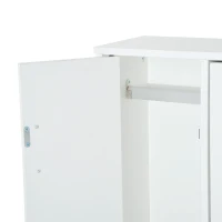 HOMCOM Schuhschrank Schuhkipper Schuhregal 3 Klappen Weiß(m-5)