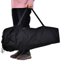 Outsunny® Campingstuhl Klappstuhl mit Becherhalter Tragetasche Outdoor Oxford Schwarz(m-7)