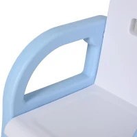 HOMCOM® Kindertafel mit Kinderstuhl Schreibtafel magnetisch Spieltafel 3-6 Jahre Blau(m-8)