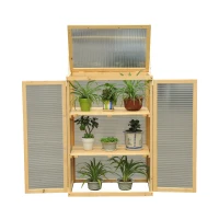 Outsunny® Pflanzschrank Frühbeetkasten Holz L(m-1)