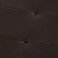 HOMCOM® Schuhbank Schuhregal 2 Schuhablagen Sitzbank Metall Braun 6–8 Paar Schuhe(m-8)