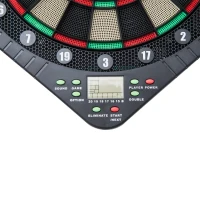HOMCOM® Elektrische Dartscheibe Dartboard Profi Dart Scheibe 8 Spieler(m-7)