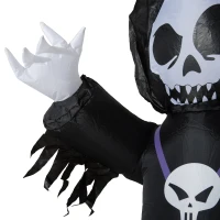 HOMCOM® Halloween Aufblasbares Spukgespenst Luftfigur Deko 120 cm(m-8)