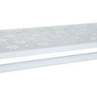 HOMCOM Kleiderständer Garderobenständer Kleiderstange Metall Weiß(m-8)