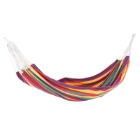 Outsunny® Hängematte Mehrpersonen Bunt 210x150cm(m-1)