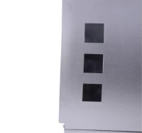 SKRZYNKA NA LISTY Z GAZETNIKIEM stal nierdzewna(m-8)