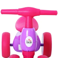 HOMCOM® Laufrad Lauffahrrad Balance Bike 18-36 Monate „BB“ -Klang Ruhig & Sicher PP Lila 57 x 33,5 x 42,5 cm(m-10)