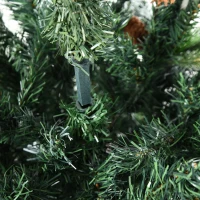 HOMCOM® Künstlicher Weihnachtsbaum 1,5 m Christbaum Tannenbaum 770 Äste Metallfuß PVC(m-7)