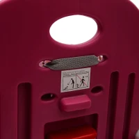 Kinderhochstuhl Kombihochstuhl Multifunktion Babyhochstuhl mit Schaukelfunktion rosa(m-6)