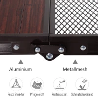 Outsunny® Campingtisch Klapptisch Picknicktisch 2-stufig höhenverstellbar Alu-Legierung(m-6)