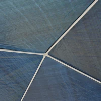 Outsunny® Pavillon Partyzelt 3x3m blau(m-6)