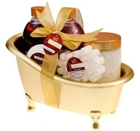 HOMCOM® 5 tlg. Wellness Set Geschenkset Badeset(m-1)