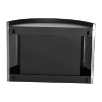 Bio Ethanol Edelstahl Wandkamin / Gel-Kamin 60 x 42 cm(m-5)