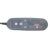 HOMCOM Massagesitzauflage mit Nackenmassage und Wärmefunktion(m-4)