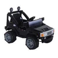 HOMCOM® Kinderauto Elektroauto Jeep mit MP3 Anschluss Kinderfahrzeug Fahrzeug Kinder Elektro Auto Spielzeug(m-4)