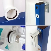 HOMCOM® WC Vorwandelement Spülkasten 102cm Weiß(m-9)