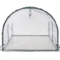 Outsunny® Gewächshaus 2x1x0,8m Frühbeet Pflanzenhaus PVC(m-8)