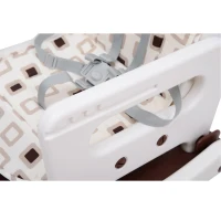 HOMCOM® 3 in 1 Kinderhochstuhl - Kombihochstuhl - Kaffeebraun(m-8)