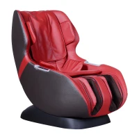 HOMCOM Massagesessel Relaxsessel Luxus Fernsehsessel Kunstleder Rot(m-4)