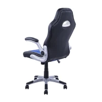 Homcom Bürostuhl Schalensitz Chefsessel Drehstuhl Homcom blau(m-6)