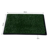 PawHut® Welpentoilette Hundetoilette Welpenklo Grün 64x51cm(m-2)