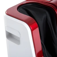 HOMCOM® Massagegerät Fußmassagegerät Fußmassagegerät Fußreflexzonen mit Wärmefunktion und 3 verschiedene Massageprogramme Rot(m-9)