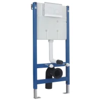 HOMCOM® WC Vorwandelement Spülkasten 102cm Weiß(m-3)