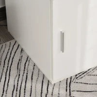 HOMCOM® Bücherregal 2-in-1 Standregal Drehregal 360 ° drehbar Abnehmbar Weiß(m-9)