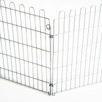 PawHut® Freilaufgehege Welpenauslauf für Tiere 8-teilig 63x107cm(m-7)