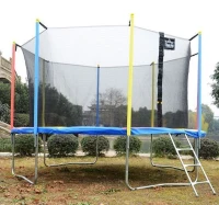 Trampolin Ø 366 cm Gartentrampolin inkl. Sicherheitsnetz und Leiter(m-1)