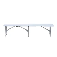 Outsunny® Klappbank Kofferbank Campingbank Bierbank Stahl(m-3)