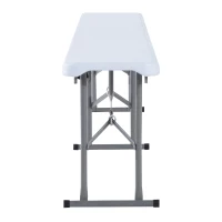 Outsunny® Klappbank Kofferbank Campingbank Bierbank Stahl(m-4)