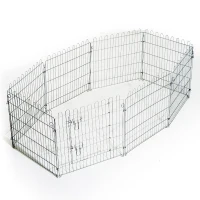 PawHut® Freilaufgehege Welpenauslauf für Tiere 8-teilig 63x107cm(m-3)