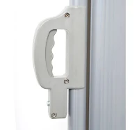 Seitenmarkise Windschutz Sonnenschutz Sichtschutz Alugestell 300x180cm kaffeebraun(m-6)