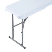 Outsunny® Klappbank Kofferbank Campingbank Bierbank Stahl(m-9)