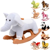 Schaukelpferd Kinder Schaukeltier Elefant Schaukel Baby Schaukelspielzeug Elefant(m-1)