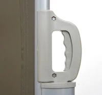Seitenmarkise Windschutz Sonnenschutz Sichtschutz Alugestell 300x180cm kaffeebraun(m-4)