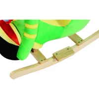 HOMCOM® Schaukelpferd Plüsch Motorrad Schaukeltier Pferd 32 Lieder(m-8)