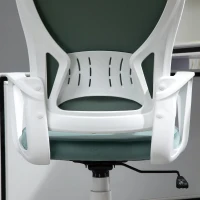 Vinsetto Ergonomic Office Chair w/ Rotatable Liftable Headrest, Cyan(m-12)