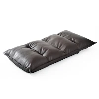 HOMCOM Sitzkissen Sitzsack mit Lehne klappbar braun(m-8)