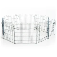 PawHut® Freilaufgehege Welpenauslauf für Tiere 8-teilig 63x107cm(m-1)