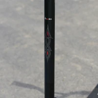 Homcom Trottinette Freestyle Tricks and Jumps en Aluminium 68x46x84 cm Rouge(m-4)