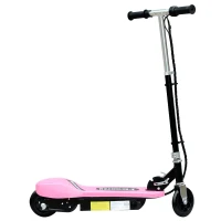 Homcom Trottinette électrique pliante pour enfants et adolescents +8 ans Rose(m-4)