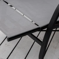 Outsunny krzesło bujane, ocynkowany metal, 90 cm x 64 cm x 96,5 cm(m-8)