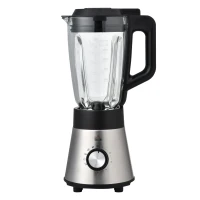 HOMCOM Blender Electric Multifunctional 4 in 1 Smoothie Maker si Masina de Tocat cu Pahar de 1.5L(m-1)