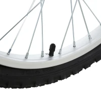 HOMCOM Velo 1 roue cirque jonglage monocycle artiste 20 pouces mono roue argent-noir(m-7)
