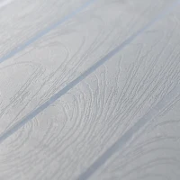 Outsunny Coffre de Jardin Malle de Rangement dim. 112L x 49l x 53H cm 2 roulettes polypropylène texturé Imitation Lattes de Bois Blanc Gris(m-8)