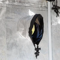 Outsunny Chambre de Culture hydroponique Tente de Culture Grow Box 0,6L x 0,6l x 1,4H m Oxford 600D Mylar Noir(m-8)